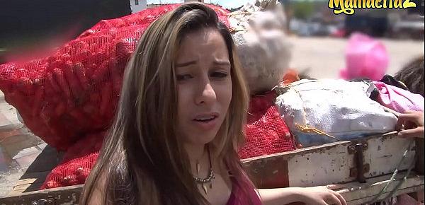  CARNE DEL MERCADO - Ana Ramirez - Nasty Latina Teenager Goes For Sucking And Hardcore Fucking Right In The Middle Of The Day